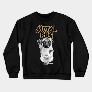 Metal Pug Crewneck Sweatshirt